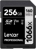 LEXAR Professional 256GB 1066x SDXC™ UHS-I 記憶卡 SILVER系列