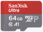 Sandisk Ultra microSD 64gb 140mb/s with SD adapter 