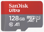 Sandisk Ultra Microsd 128gb 140mb/s with SD adapter SDSQUAB128GB