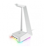 Razer Base Station Chroma - Chroma Enabled Headset Stand with USB Hub - Mercury - FRML Packaging