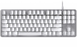 Razer Blackwidow Lite - Silent Mechanical Gaming Keyboard - Mercury - US Layout FRML (Orange Switch)