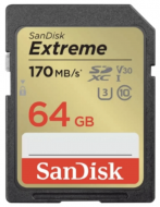 SanDisk Extreme SD UHS-I Card 170mb/s - 64GB