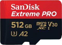 SanDisk Extreme PRO microSDXC UHS-I CARD with Adapter 512GB