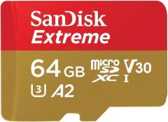 SanDisk Extreme V30 A2 microSDXC Memory Card 64GB