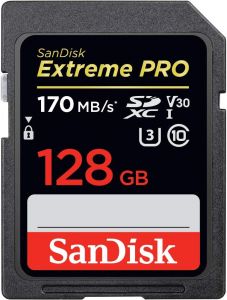 SanDisk Extreme PRO SDHC And SDXC UHS-I Card 128GB