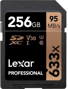 LEXAR 633X SDXC 256GB U3 V30 記憶卡