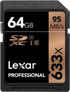 LEXAR 633X SDXC 64GB U3 記憶卡