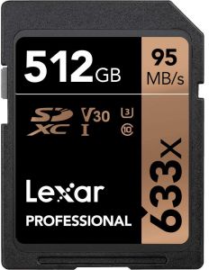 LEXAR 633X SDXC 512GB U3 V30 記憶卡