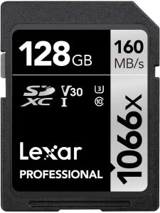 LEXAR Professional 128GB 1066x SDXC™ UHS-I 記憶卡 SILVER系列