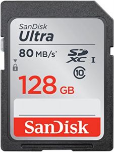 SanDisk Ultra SDXC 128 GB UHS-I Memory Card (SDSDUNC-128G)