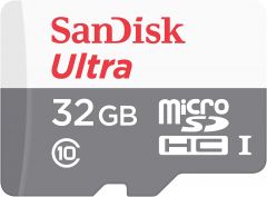 SanDisk Ultra 32GB 80MB/s UHS-I Class 10 microSDHC Card (SDSQUNS-032G)