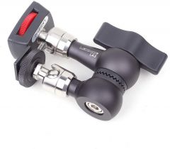 Lennon LA3 5 Inch Strong Magic Arm Holder with Double Ballheads (1/4" Screw)