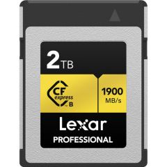LEXAR PROFESSIONAL CFexpressTM TYPE B CARD “GOLD SERIES PRO”2TB (up to 1900MB/s read, 1500MB/s write)