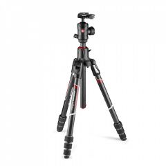 Manfrotto Befree GT XPRO Carbon Fiber Travel Tripod with 496 Center Ball Head MKBFRC4GTXP-BH