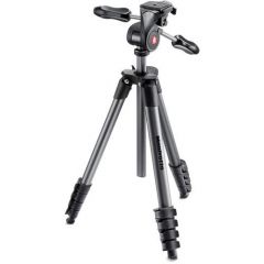 Manfrotto Compact Advanced Aluminum Tripod (Black) MKCOMPACTADV-BK