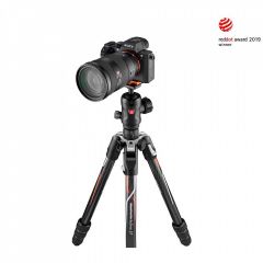 Manfrotto Befree GT Travel Carbon Fiber Tripod with 496 Ball Head (Black) MKBFRTC4GTA-BH