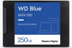 Internal Drives WD Blue™ SATA SSD 2.5”/7mm cased from Western Digital 250GB