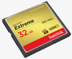 SanDisk Extreme CompactFlash Memory Card 32GB