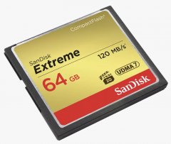 SanDisk Extreme CompactFlash Memory Card 64GB