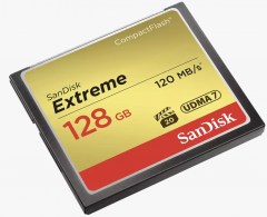 SanDisk Extreme CompactFlash Memory Card 128GB