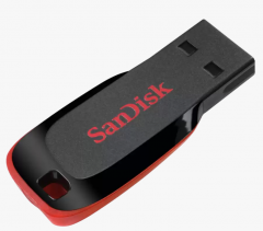 SanDisk Cruzer Blade 64GB USB 2.0 Flash Drive- SDCZ50-064G-B35