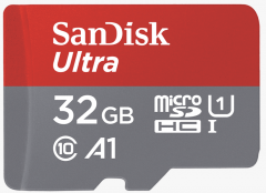 Sandisk Ultra Microsd 32gb 120mb/s with SD adapter SDSQUA4-032G