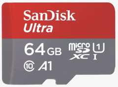Sandisk Ultra microSD 64gb 140mb/s with SD adapter 