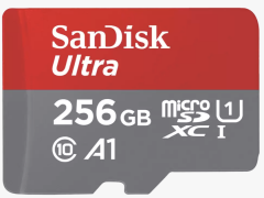 Sandisk Ultra Microsd 256gb 150mb/s with SD adapter SDSQUAC256GB