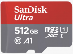 Sandisk Ultra Microsd 512gb 150mb/s with SD adapter SDSQUAC-512GB