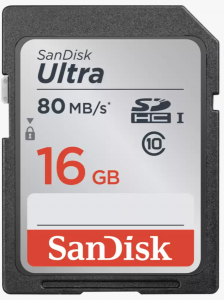 SanDisk Ultra SDHC 16gb 80mb/s