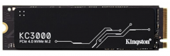 Kingston KC3000 PCIe 4.0 NVMe M.2 SSD High-Performance Storage for Desktop and Laptop PCs 1024GB