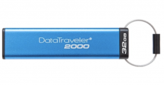 Kingston DT2000 Encrypted USB Flash Drive Alphanumeric Keypad and FIPS 140-2 Level 3 Certified 32GB