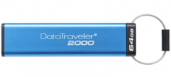 Kingston DT2000 Encrypted USB Flash Drive Alphanumeric Keypad and FIPS 140-2 Level 3 Certified 64GB