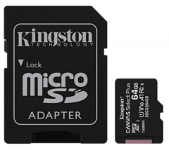 Kingston Canvas Select Plus microSD Memory Card with Android A1 Performance Class 64GB