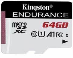Kingston High-Endurance microSD Memory Card for Security, Body and Dash Cams 64GB