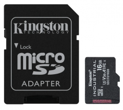 Kingston Industrial microSD Memory Card Ideal for Extreme Conditions 16GB