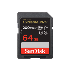 SanDisk Extreme PRO SDXC UHS-I Card 64GB 200mb/s